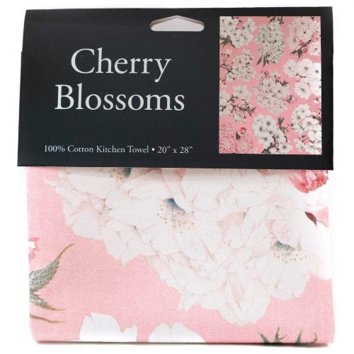 Cherry Blossom Kitchen Towel Military Women's Memorial Gift Shop