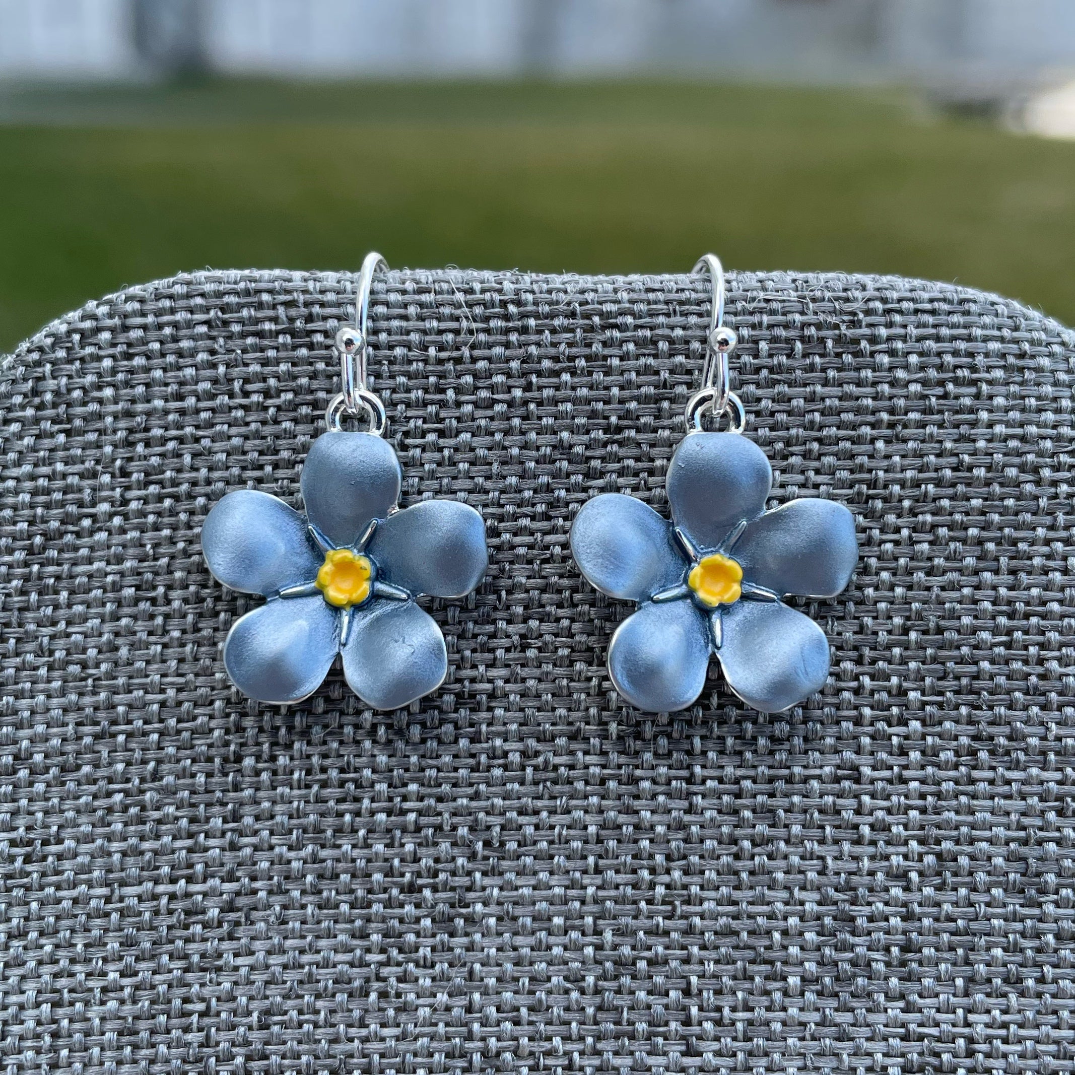Flower Charm Drop Earrings Hypoallergenic Hook/stud Earrings